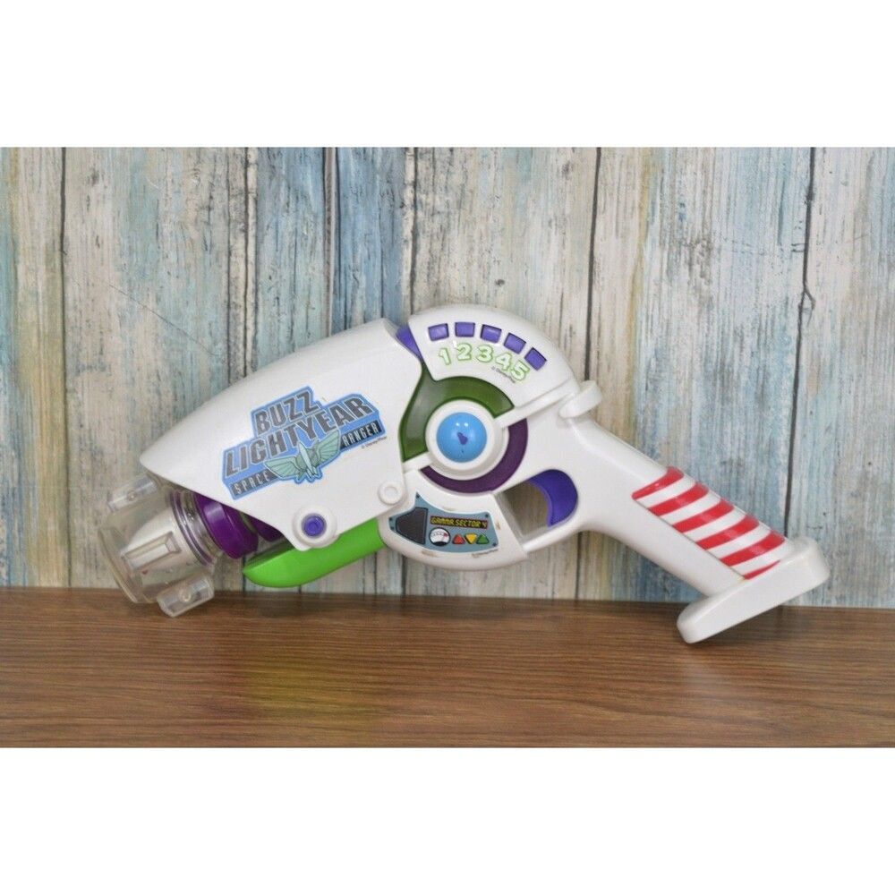 Buzz Lightyear Blaster Toy Story Pistol Ranger Lights & Sounds Sector 4 Phaser